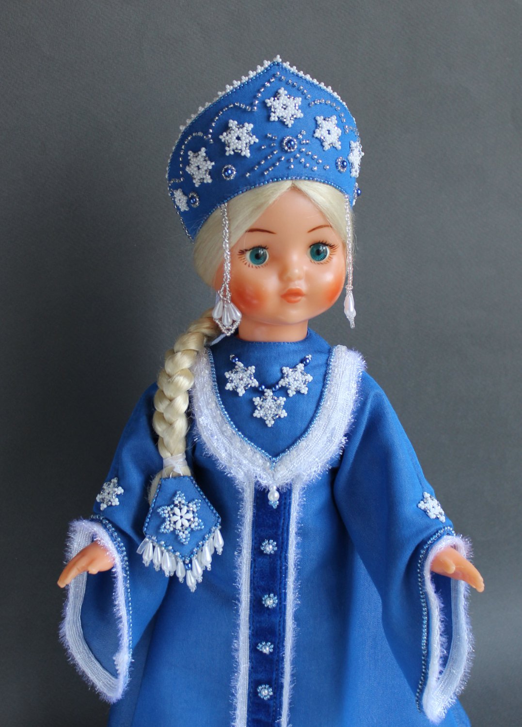 Одежда Снегурочки для куклы