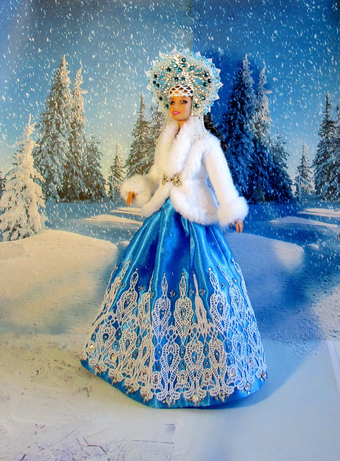 Кукла Барби Снегурочка