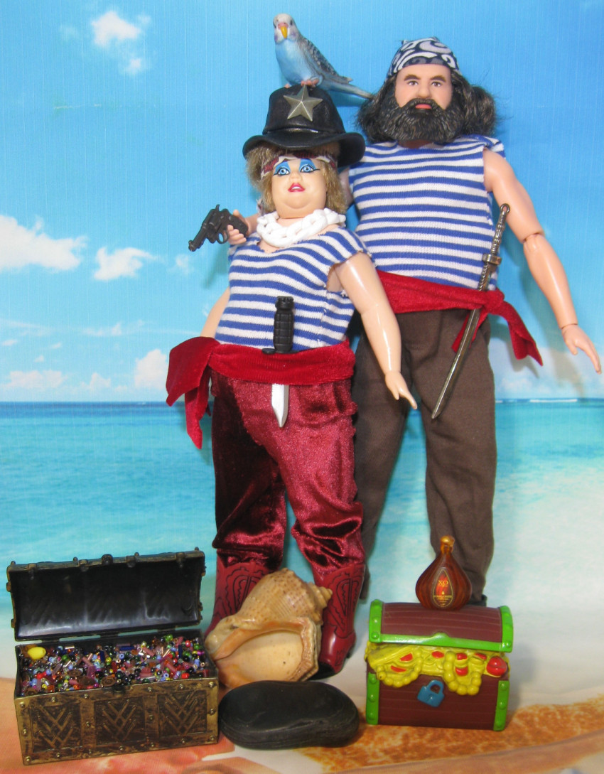 Общий: "Йо-хо-хо и бутылка рома". Авторские конкурсы: Лучшая кукла реборн, зайка Тедди, текстильная кукла, мейкап и