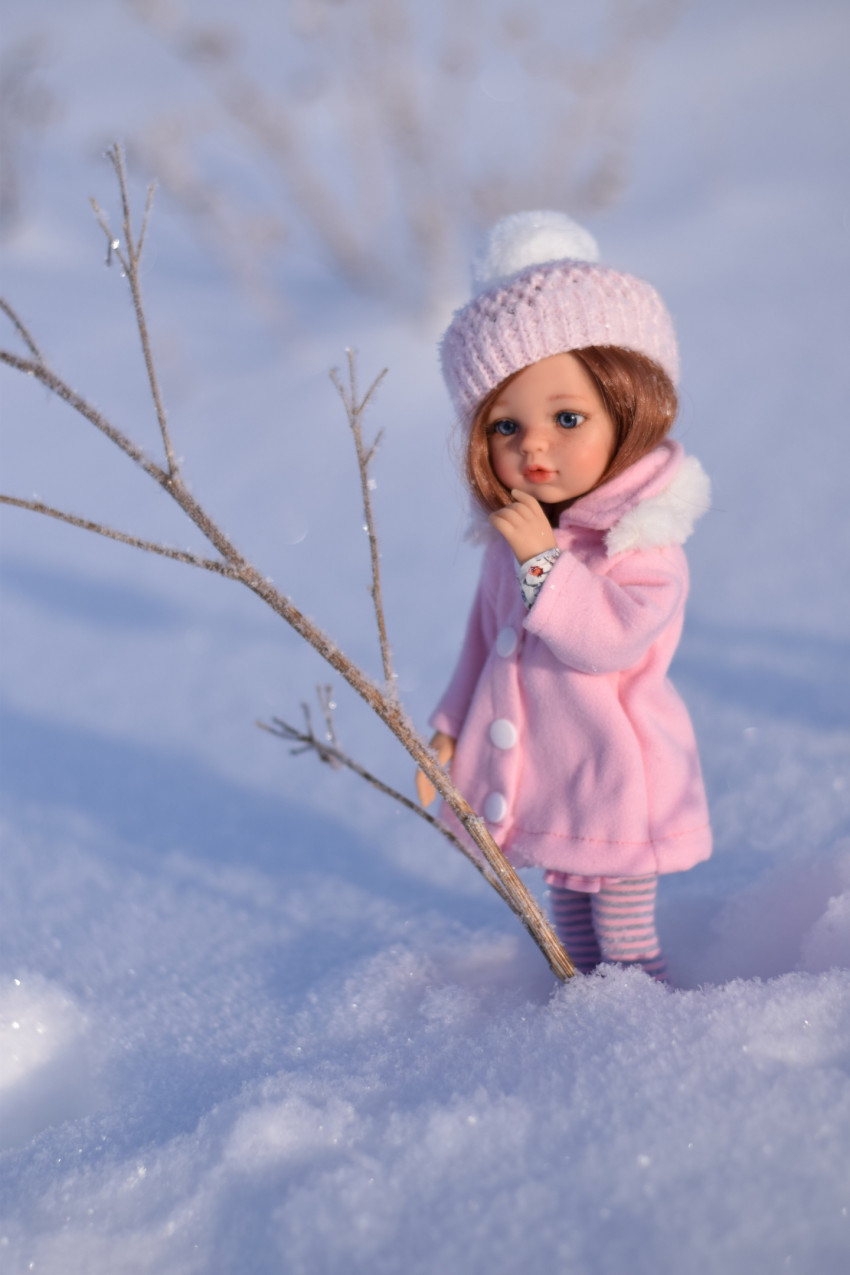 зимние картинки куклы