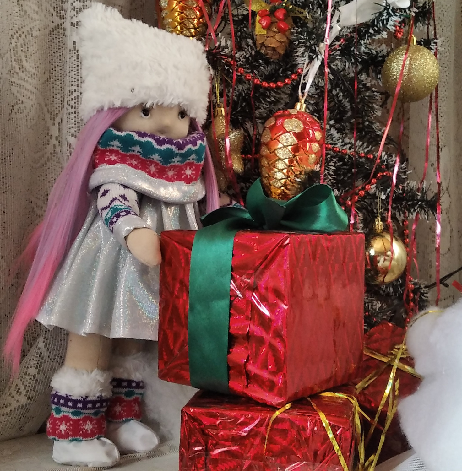 Новогодние куклы своими руками