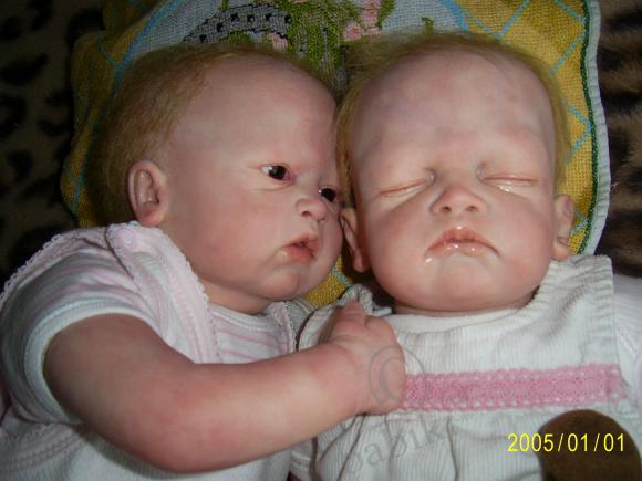 Куклы реборн двойняшки! Мои девочки - Эшли и Аиша (фото 7)