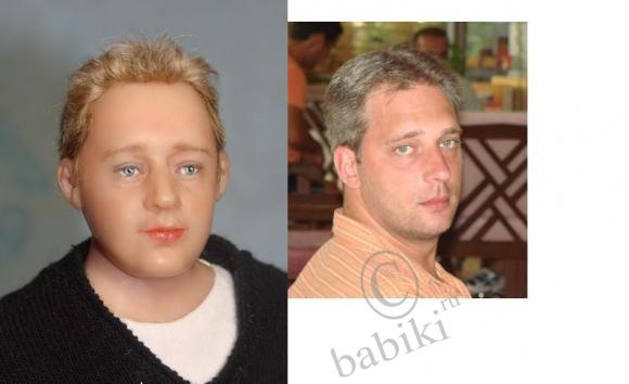 Портретная кукла своими руками - обещанный новый мужчина (фото 7)