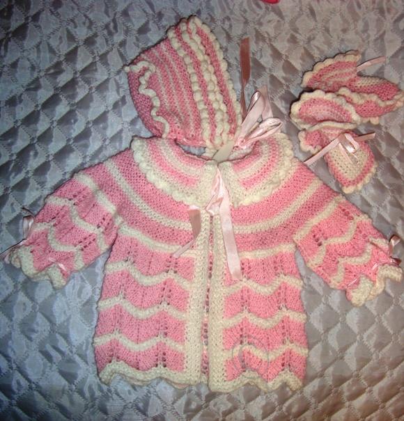 Вязаные вещички для кукол-малышей (фото 3)