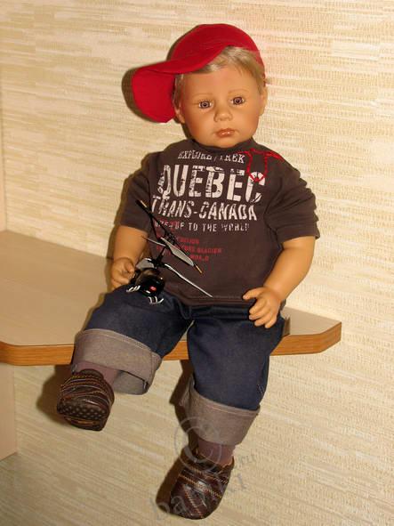 Продолжаем - куклы мальчишки, Макс от Zapf Creation - пробуем новые образы