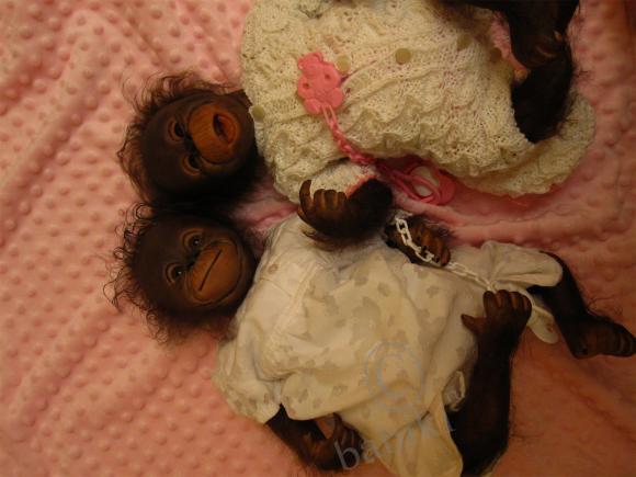 Обезьянка номер 2 :) — Куклы Реборн (Reborn): работы мастеров (фото 8)