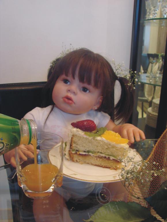 Цветочная фотосессия Кристи - Кукла реборн