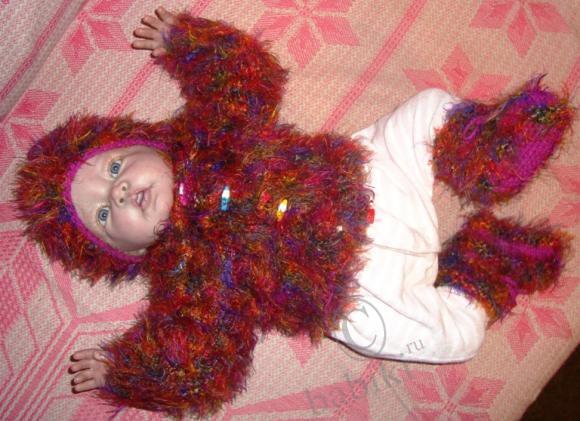 Вязаные вещички для кукол-малышей