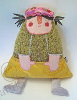 Авторская текстильная кукла Sandra Manat dolls (фото 9)