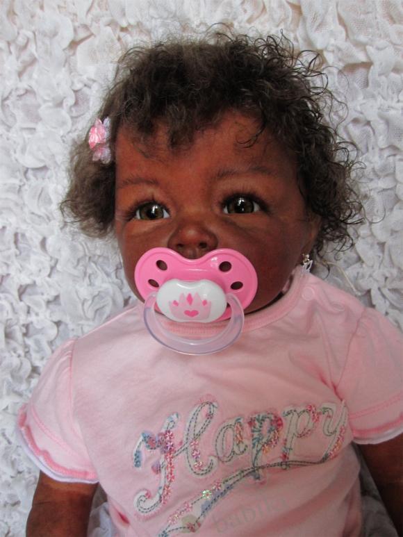 Моя новая шоколадка - кукла реборн сделана на заказ (фото 5)