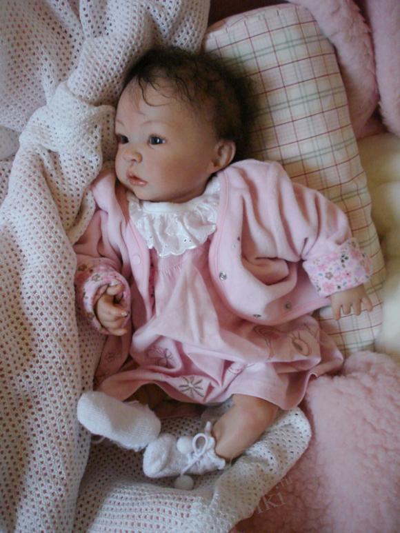 Домашние фотки малышки Ульяны - реалистичной куколки реборн (фото 3)