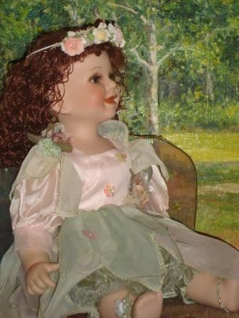 Лесная нимфа - моя любимая фарфоровая кукла