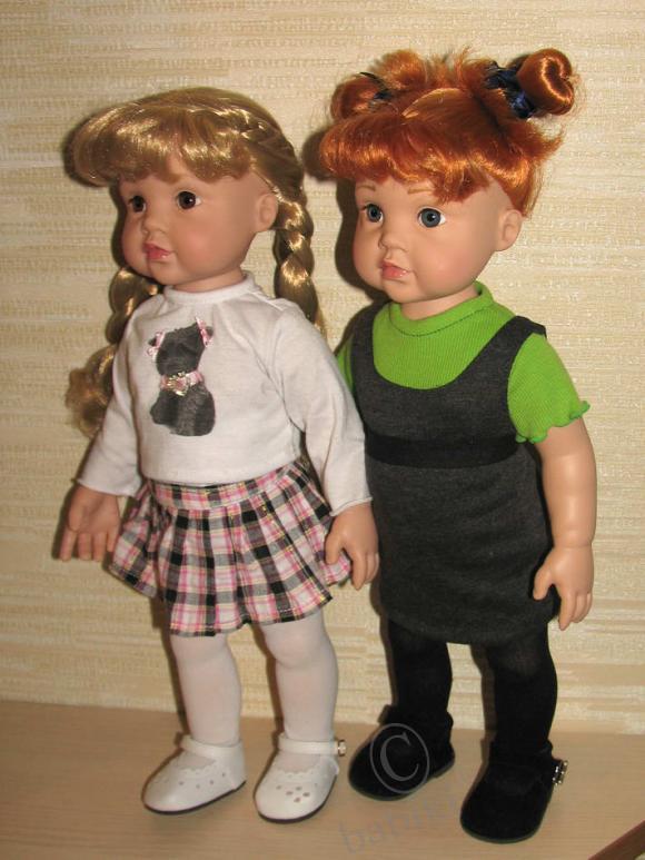 Куклы сестрички Готц - молд Тейлор (рыженькая Варя, блондинка Тейлор) (фото 3)
