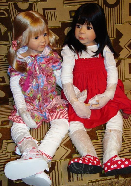 Мои куклы сестрички-невелички от Моники Левениг