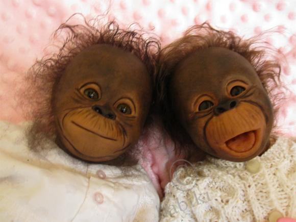 Обезьянка номер 2 :) — Куклы Реборн (Reborn): работы мастеров (фото 5)