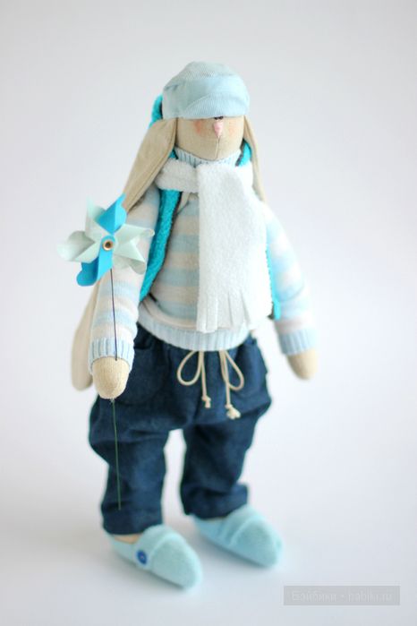 Мягкие куколки и зайки Виктории Вагиль