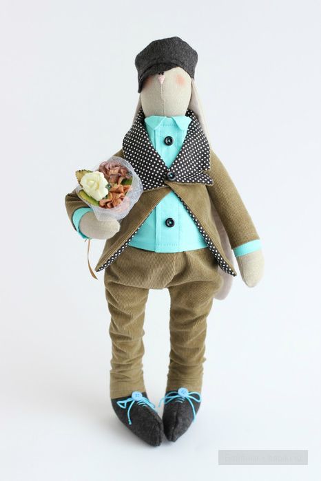 Мягкие куколки и зайки Виктории Вагиль