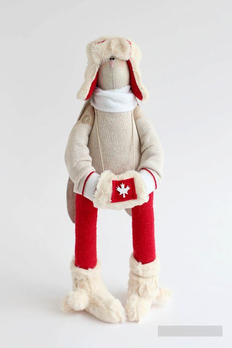 Мягкие куколки и зайки Виктории Вагиль