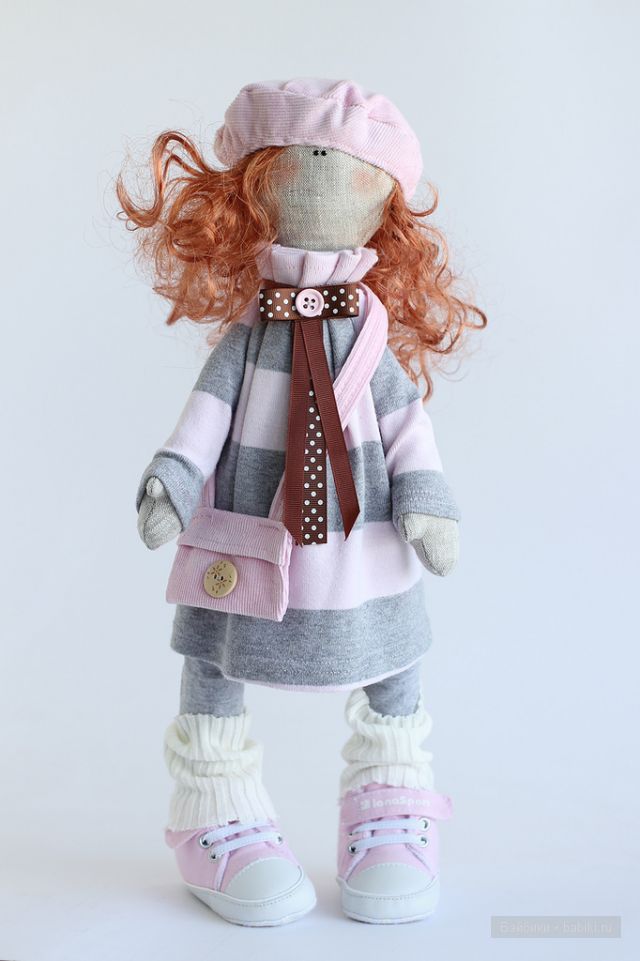 Мягкие куколки и зайки Виктории Вагиль