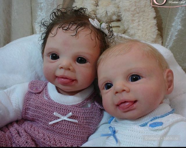 Молд для куклы реборн Lars от Brit Klinger - маленькая улыбашка