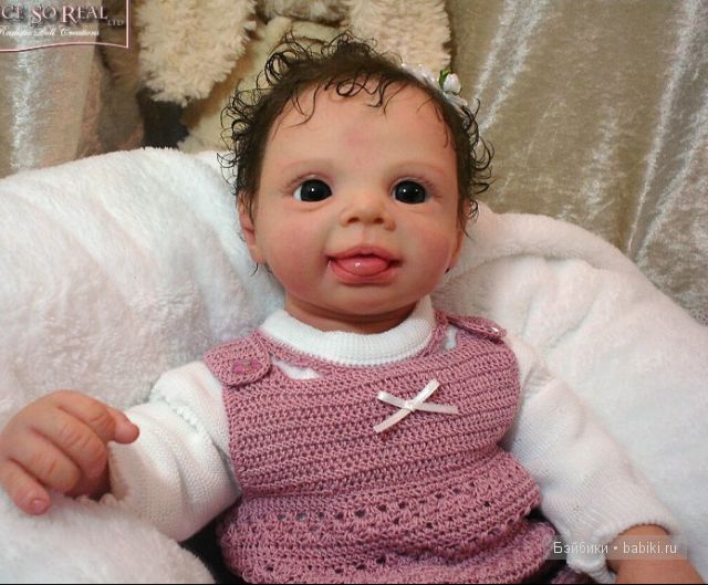 Молд для куклы реборн Lars от Brit Klinger - маленькая улыбашка