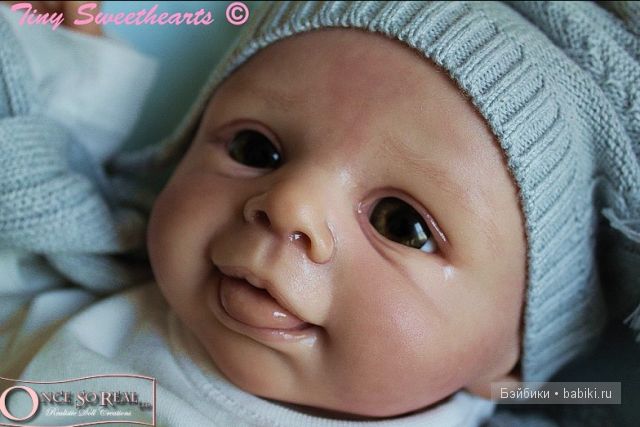 Молд для куклы реборн Lars от Brit Klinger - маленькая улыбашка