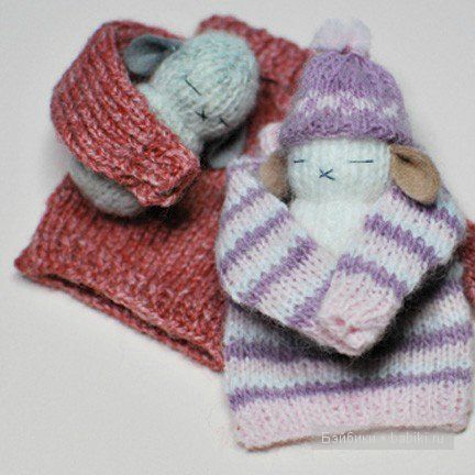 Авторские сплюши зайчики от Sonja Ahlers