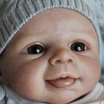 Молд для куклы реборн Lars от Brit Klinger - маленькая улыбашка