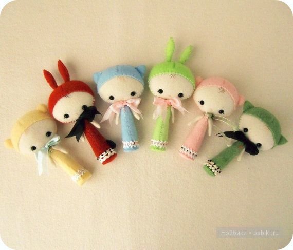 Авторские мягкие куколки Ginger Melon