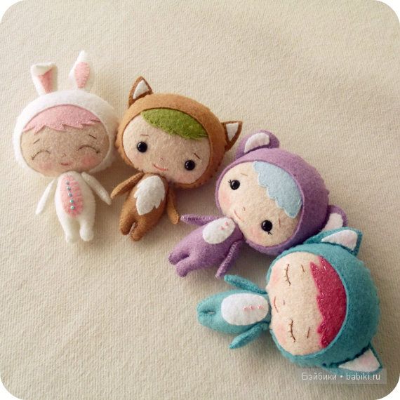 Авторские мягкие куколки Ginger Melon