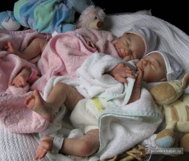 Тройняшки от Jessica Schenk. молды для кукол реборн