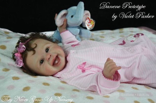 Молд для куклы реборн Baby Danene by Violet Parker