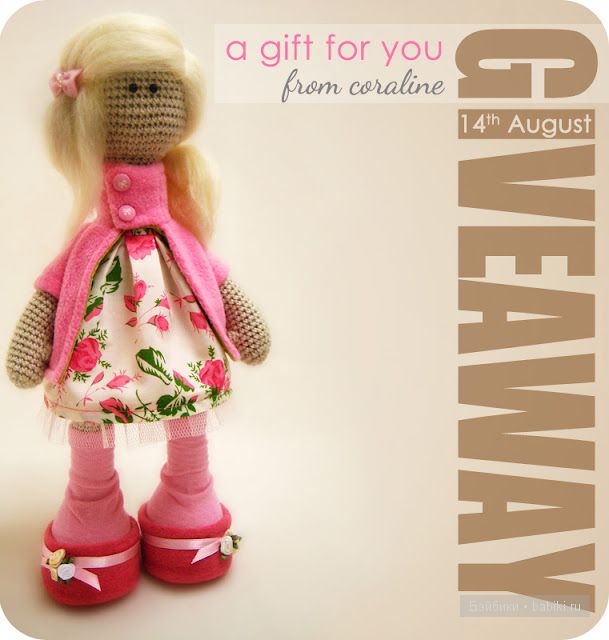 Авторские куклы Coraline, вязанные крючком