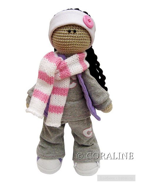 Авторские куклы Coraline, вязанные крючком