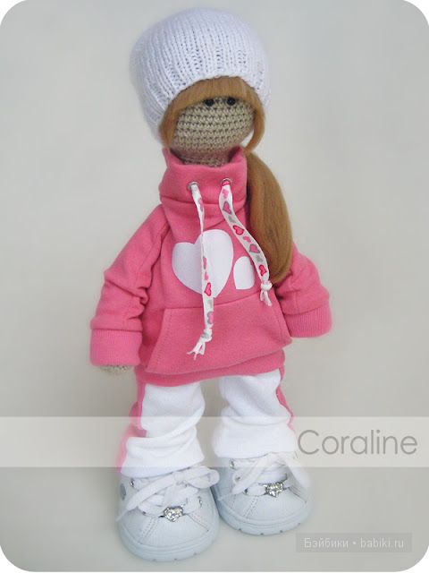 Авторские куклы Coraline, вязанные крючком