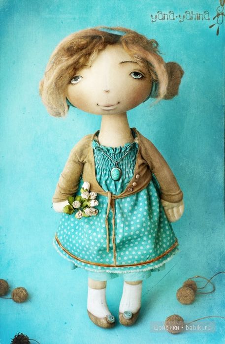 Авторские текстильные куклы Яны Яхиной