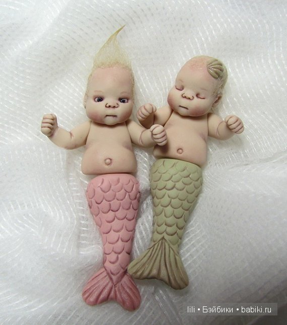 Авторские куколки из пластики - Allie Bean Dolls