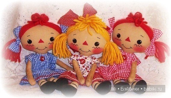 Улыбающиеся мягкие куколки. Rag dolls от ohsewdollin