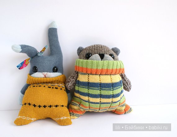 Очаровательные авторские медвежата из носков от Sarah Hepworth