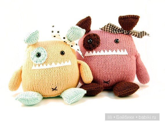 Вязанные маленькие монстрики - авторские игрушки от Rebecca Danger