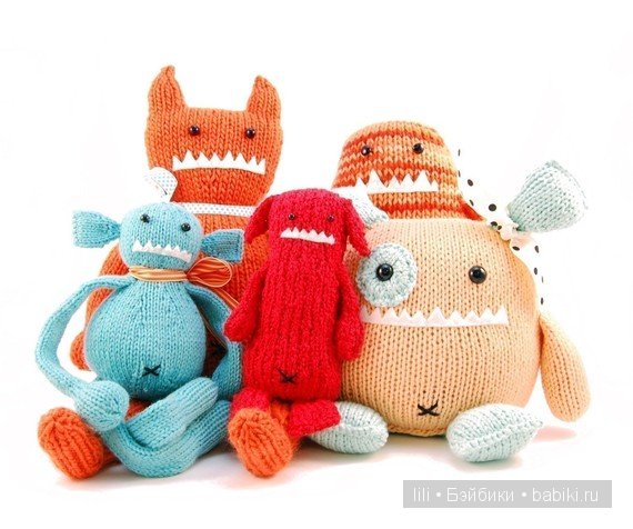 Вязанные маленькие монстрики - авторские игрушки от Rebecca Danger