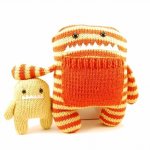 Вязанные маленькие монстрики - авторские игрушки от Rebecca Danger