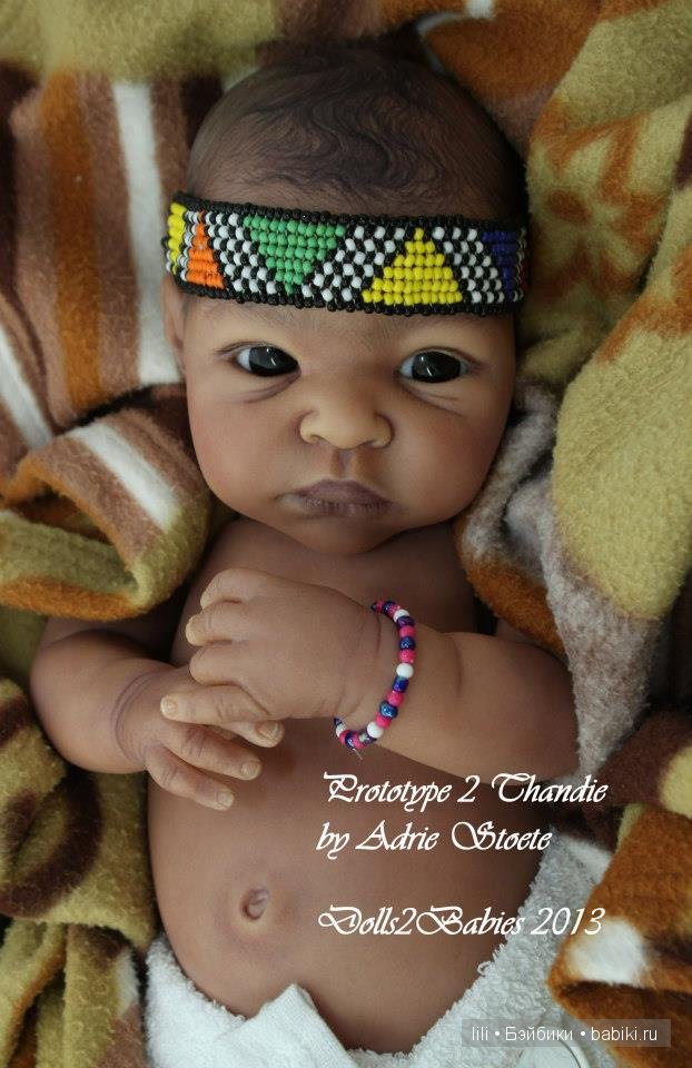 Молд для куклы реборн Thandie by Adrie Stoete