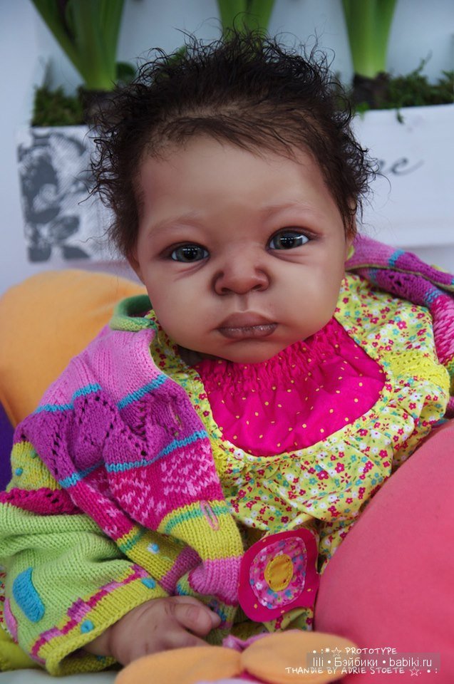 Молд для куклы реборн Thandie by Adrie Stoete