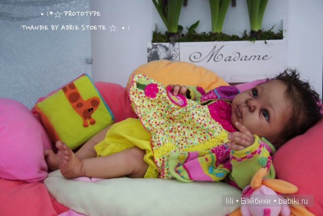 Молд для куклы реборн Thandie by Adrie Stoete