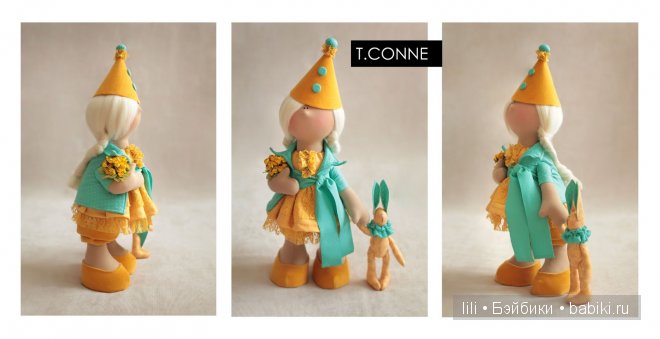Авторские мягкие куклы Татьяны Коннэ