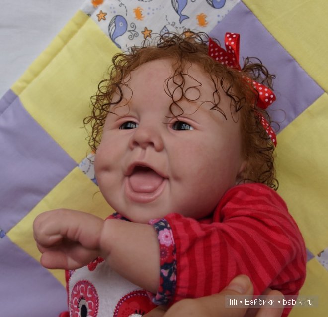 Моя Елизавета - кукла реборн улыбашка из молда Татум