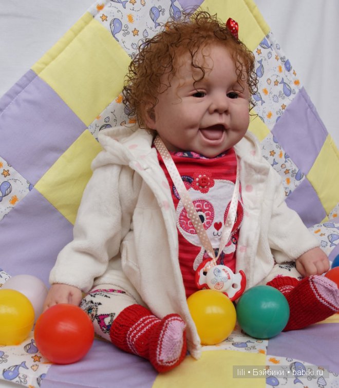 Моя Елизавета - кукла реборн улыбашка из молда Татум