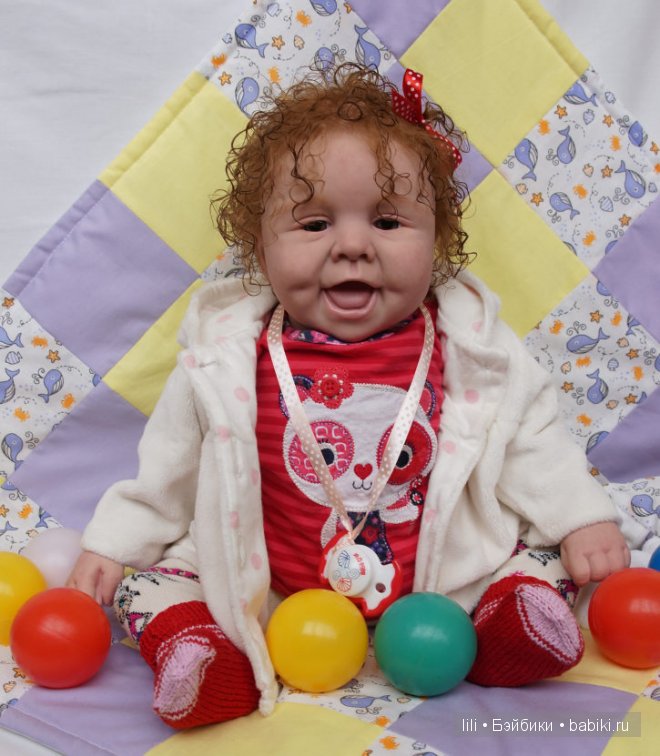 Моя Елизавета - кукла реборн улыбашка из молда Татум