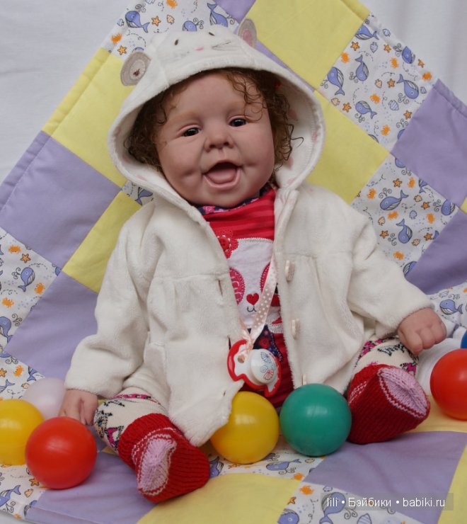 Моя Елизавета - кукла реборн улыбашка из молда Татум